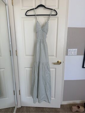 marionette maxi dress Vionette Cream Ruffle Maxi Dress Ready to Ship